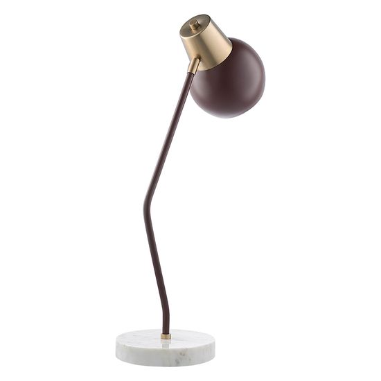 Лампа настольная rond, D18х60 см, сливовая