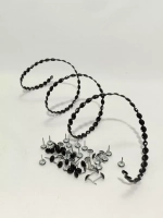 Молдинг гвоздевой "Черный", гвоздевая лента для мебели