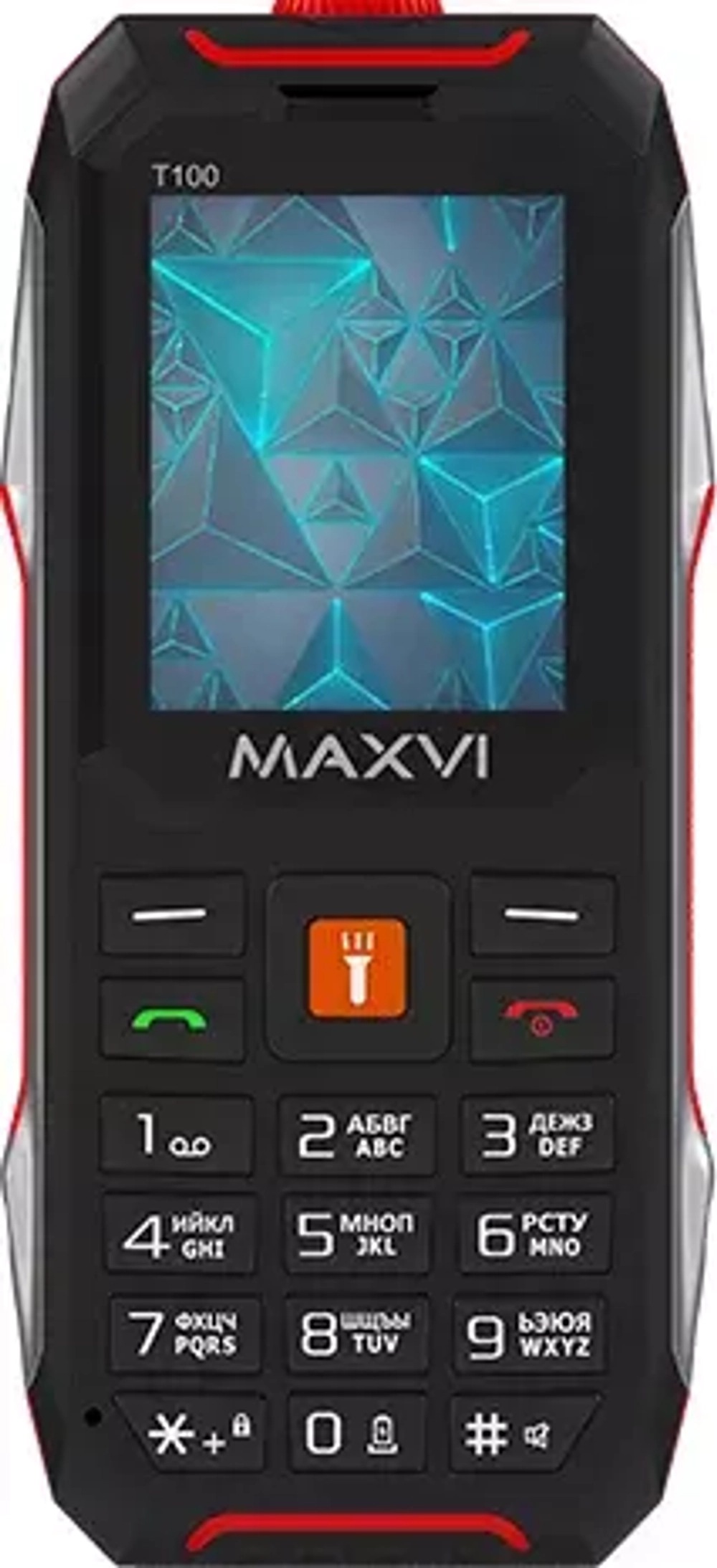 Сотовый телефон Maxvi T100 Red