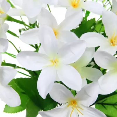 Искусственные цветы «Колокольчики» 40см белые