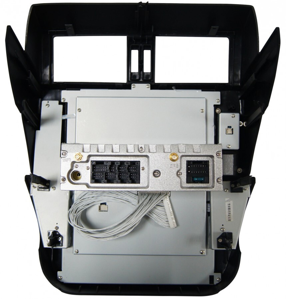 Магнитола для Toyota Land Cruiser Prado 150 2014-2017 - Carmedia SP-12104-S9 ("Тесла-стиль") на Android, 8-ЯДЕР, 4ГБ-64ГБ, SIM-слот