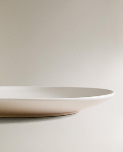 Zara Home набор столовой посуды из каменной керамики, цвет белый, 27 см