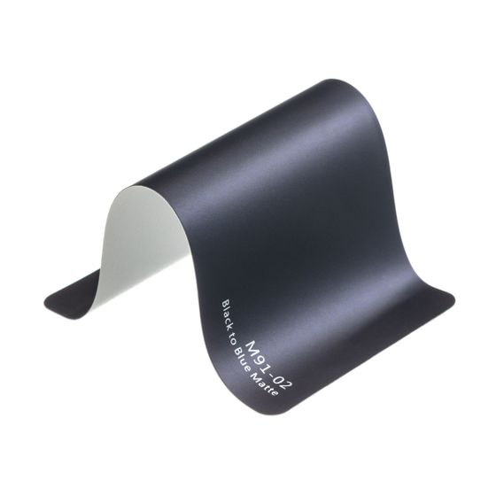 Пленка черный мат сатин хамелеон синий Black to Blue Matte Carbins