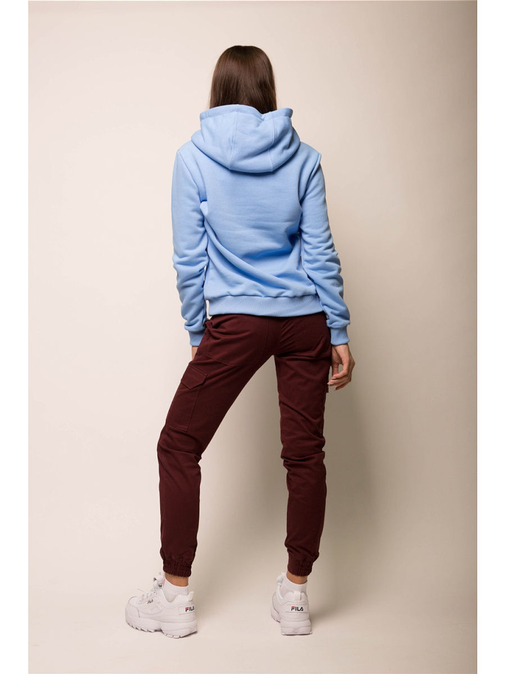 Худи женское Город Горький голубое