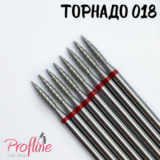 Алмазная насадка Торнадо 018 красная насечка, Казань