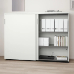 Комбинация с раздвижными дверями - IKEA GALANT/ГАЛАНТ ИКЕА, 120х45х160 см, белый