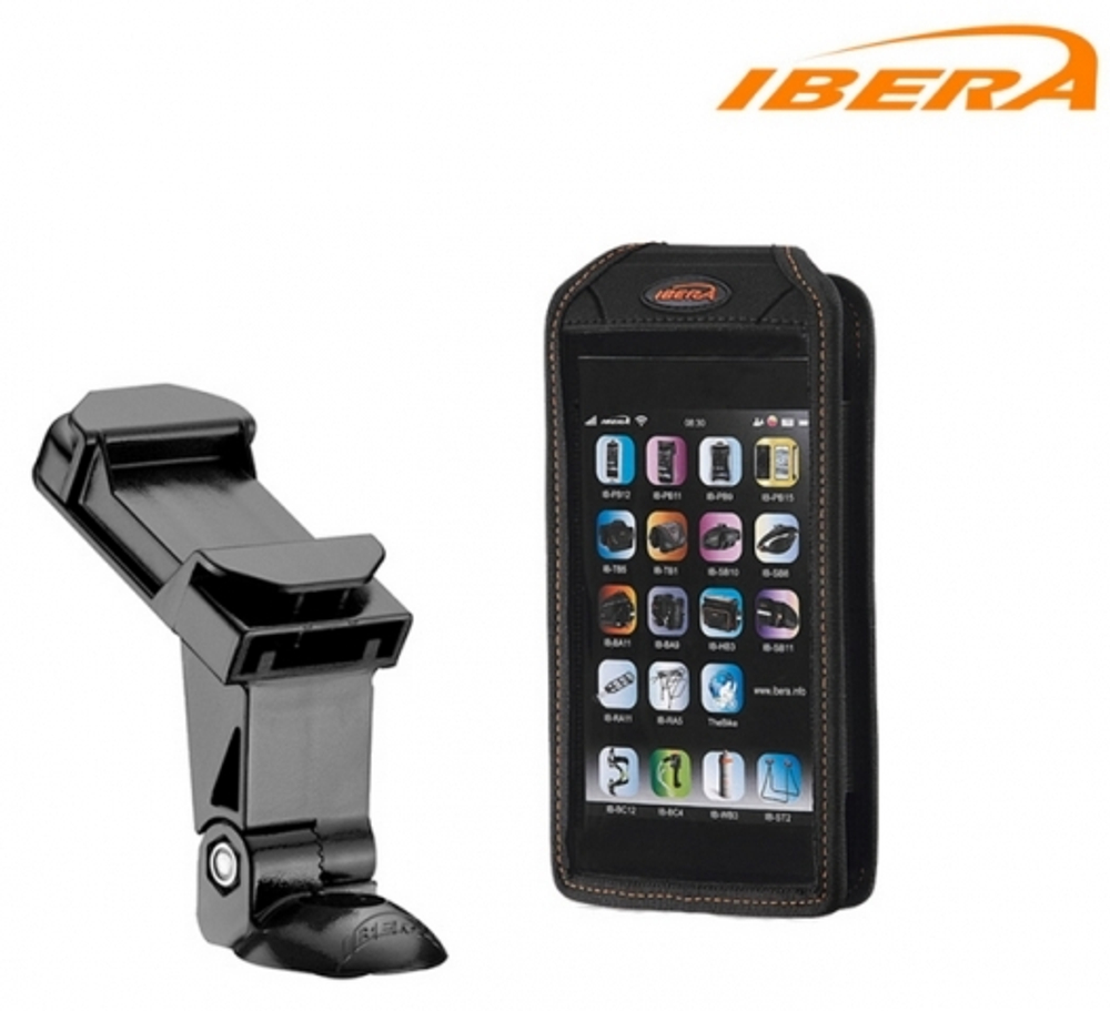 Чехол чёрный  для 5"-6,3" IPhone / Smatrphone/ GPS, крепится на якорь выноса.IB-PB17Q5