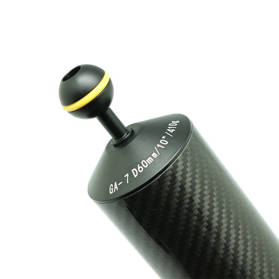 Штанга карбоновая Sea Frogs 10"/25.4 cm D-60 mm поплавок шар & шар