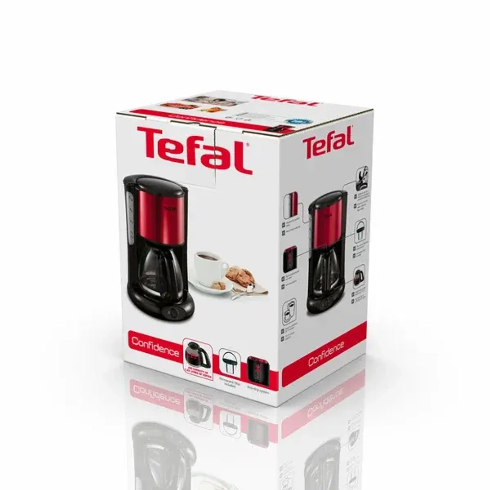Кофеварка капельная Tefal Confidence CM361838 (q)