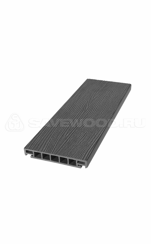 Террасная доска Savewood Salix 2D (тиснение)- радиальный распил. графит