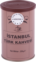 Кофе молотый İstanbul Türk Kahvesi c ароматом шоколада, жестяная банка, 250 гр