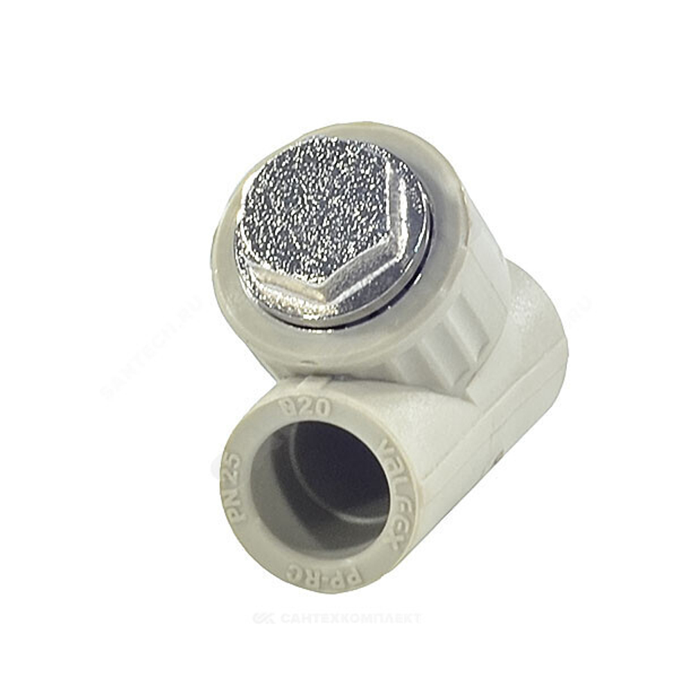 Фильтр PP-R сетчатый серый Дн 32х45гр внутренняя пайка VALFEX 10141032Г