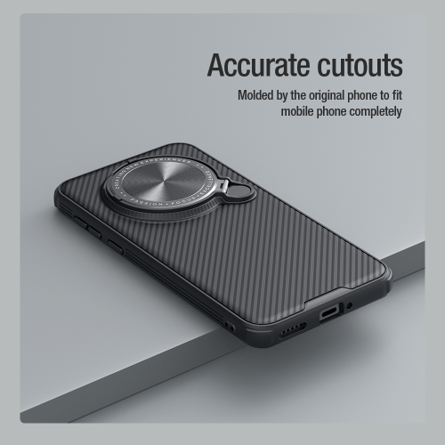 Чехол от Nillkin на Huawei Honor Magic 7 Pro с металлической откидной крышкой и поддержкой магнитной беспроводной зарядки MagSafe, серия CamShield Prop Magnetic Case