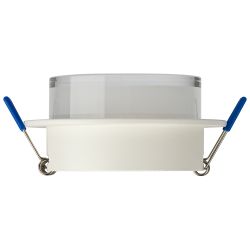 Светильник встраиваемый декоративный ЭРА DK108 WH под лампу MR16 GU5.3 белый