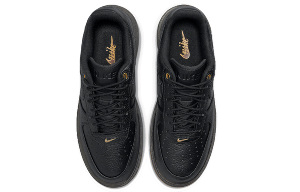 Nike Air Force 1 Low Luxe Black Gum Hyper Sneakers