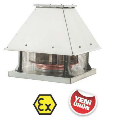 Взрывозащищенный крышный вентилятор BRCF-EX 355T