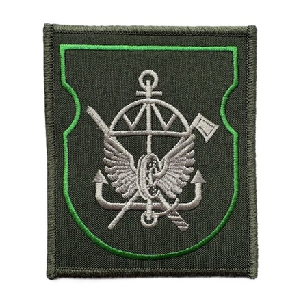 Шеврон вышитый батальона ЖДВ (меч,топор) на липучке