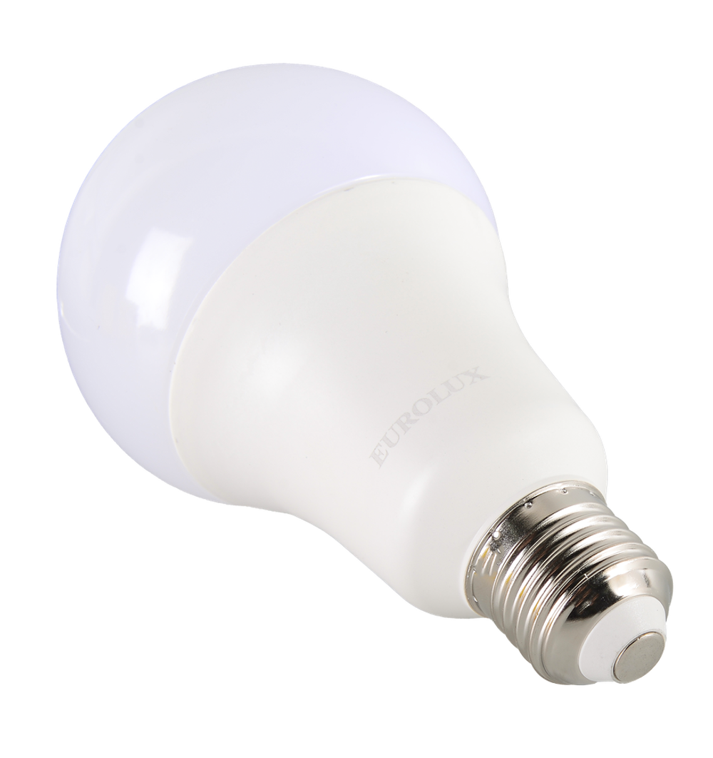 Лампа светодиодная Eurolux LL-E-A80-25W-230-6K-E27