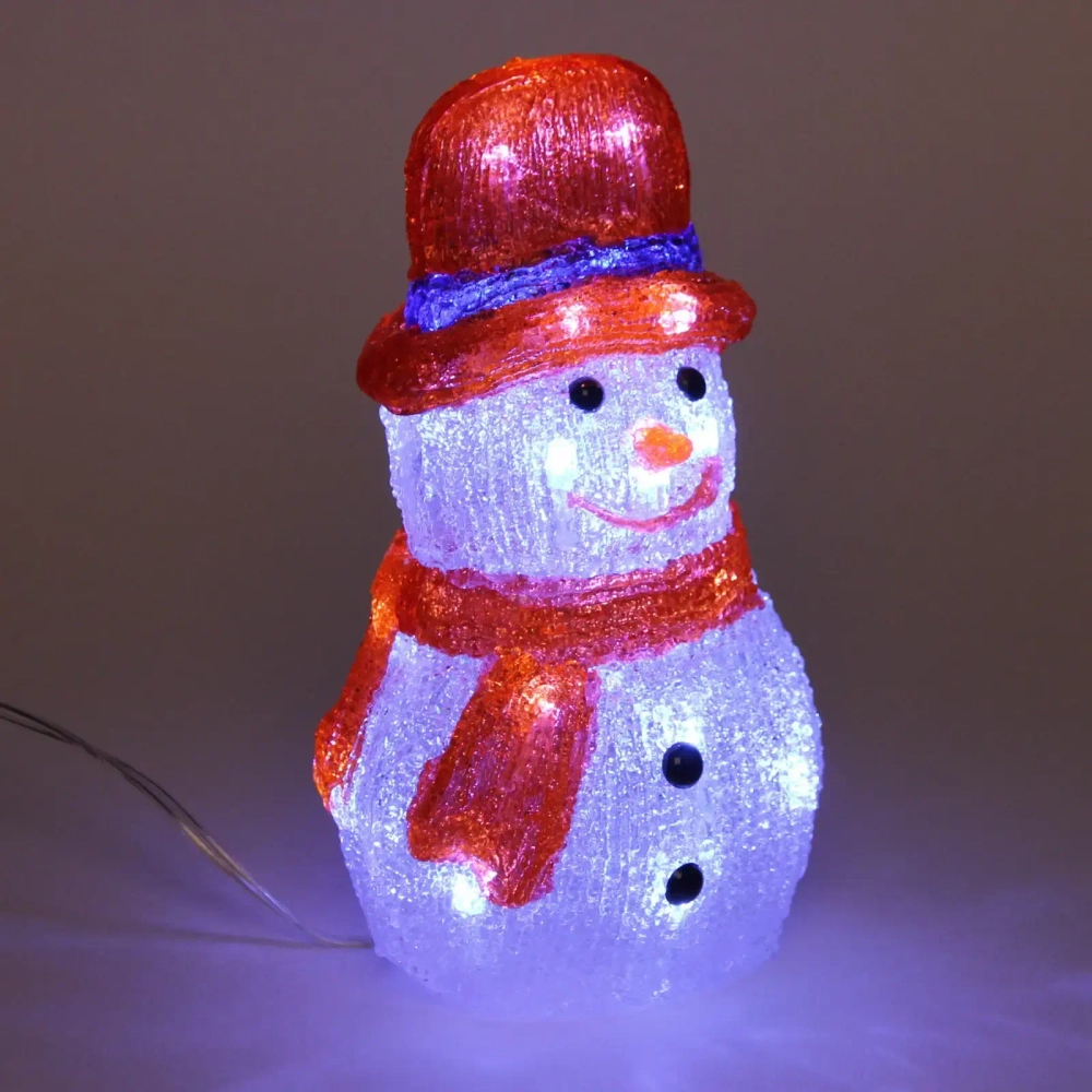 Фигура светодиодная «Снеговичок» 13х10х23 см, 20 ламп LED