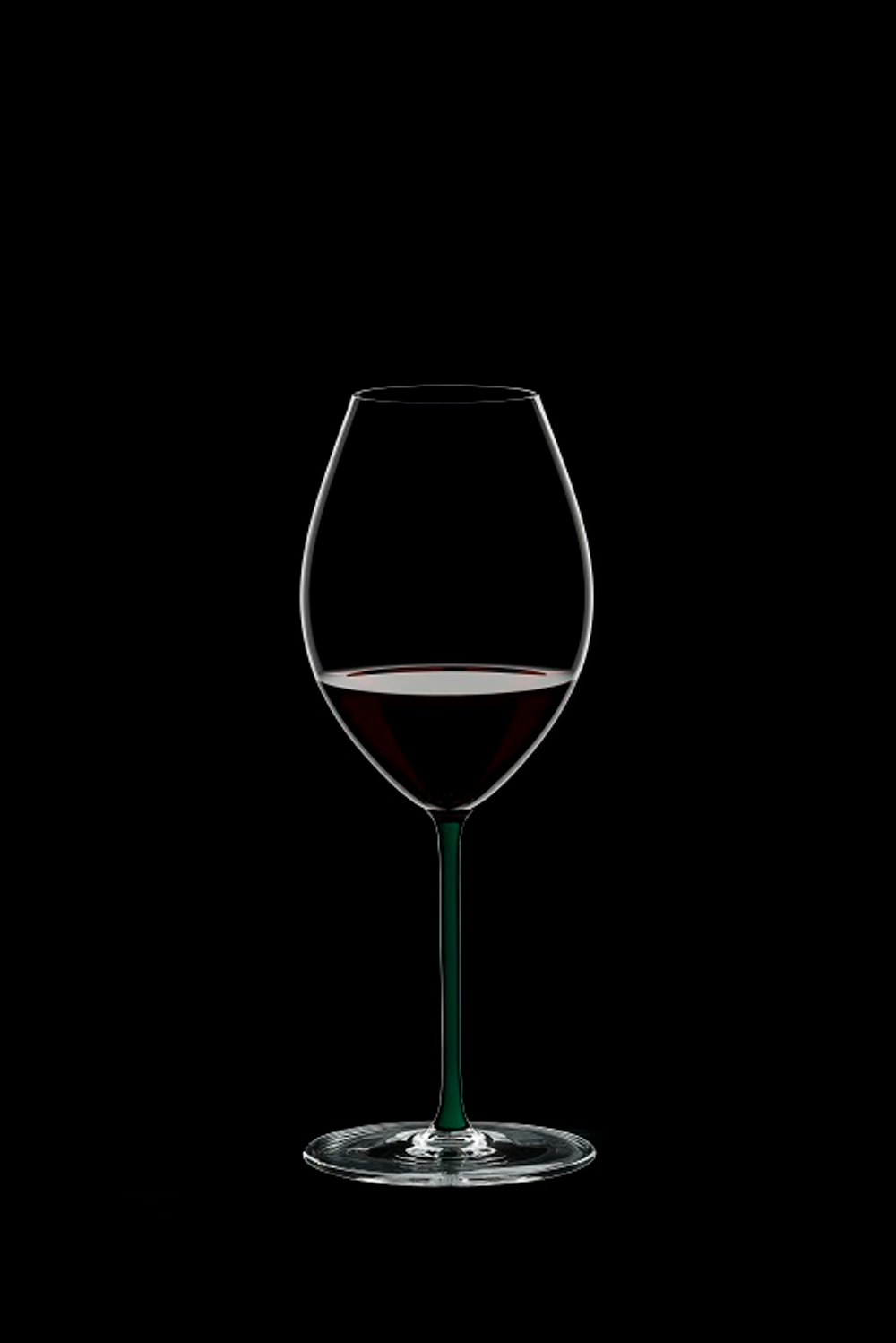 Бокал для красного вина 650мл Riedel Fatto a Mano Old World Syrah с зеленой ножкой