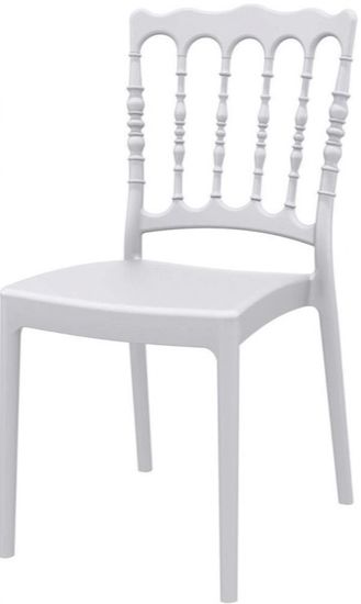 Стул пластиковый Napoleon белый