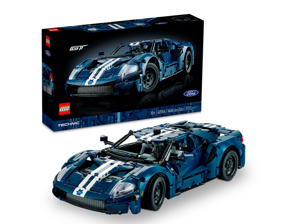 LEGO Technic 42154 «Ford GT 2022» — детализированная модель спорткара