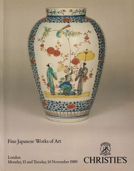 Каталог аукциона Christie's, Лондон, Редкие произведения японского искусства от 13-14 ноября 1989 года