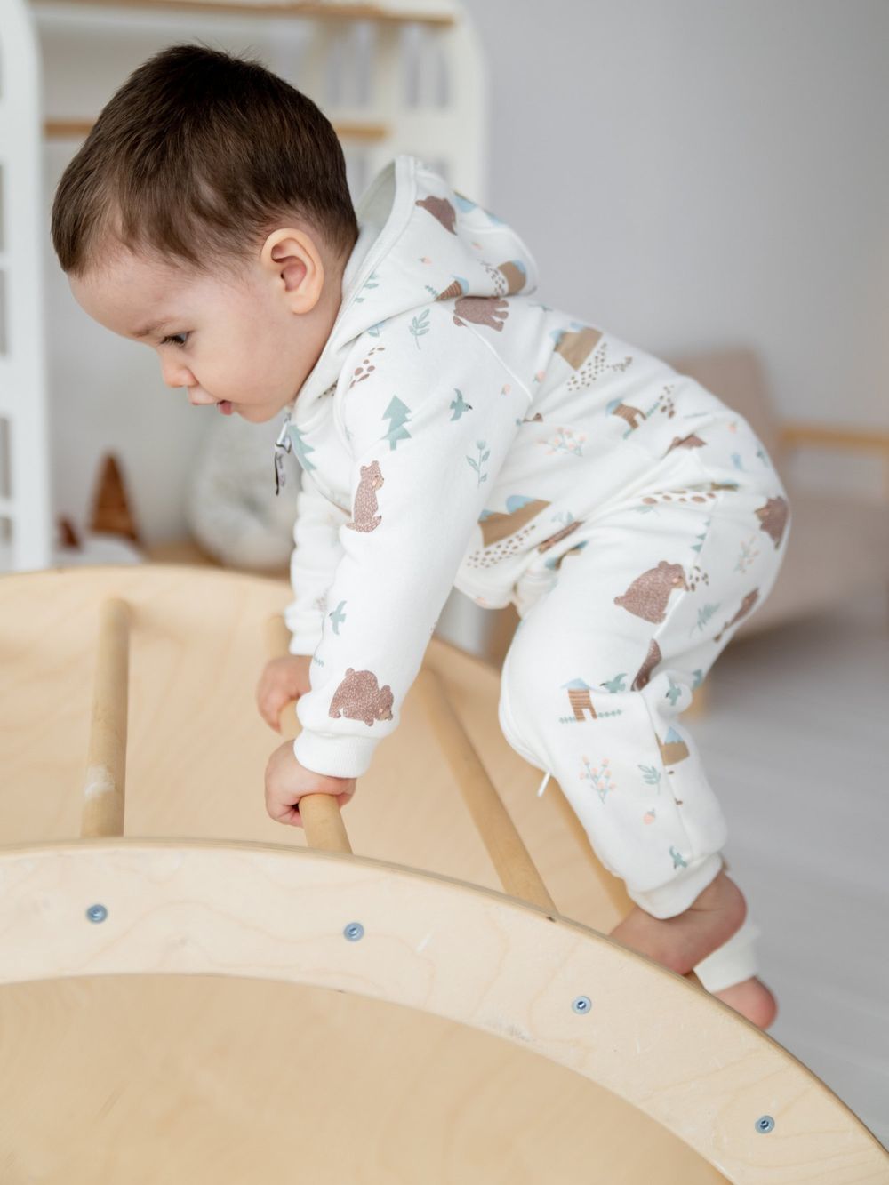 Комбинезон с капюшоном "Тайга" утепленный 0+