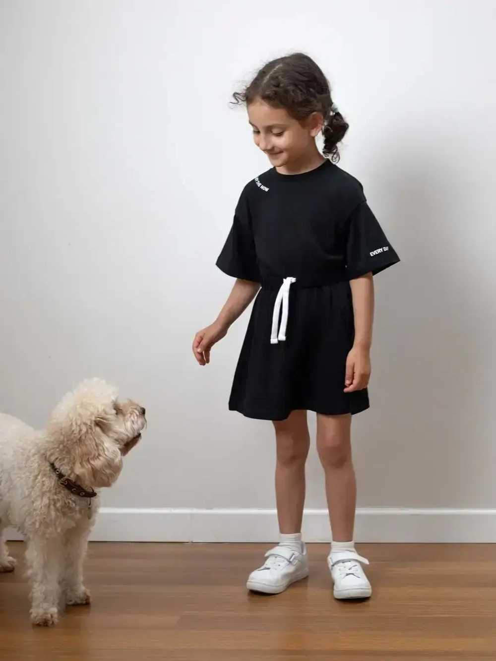 Платье в сад спортивное на завязках детское