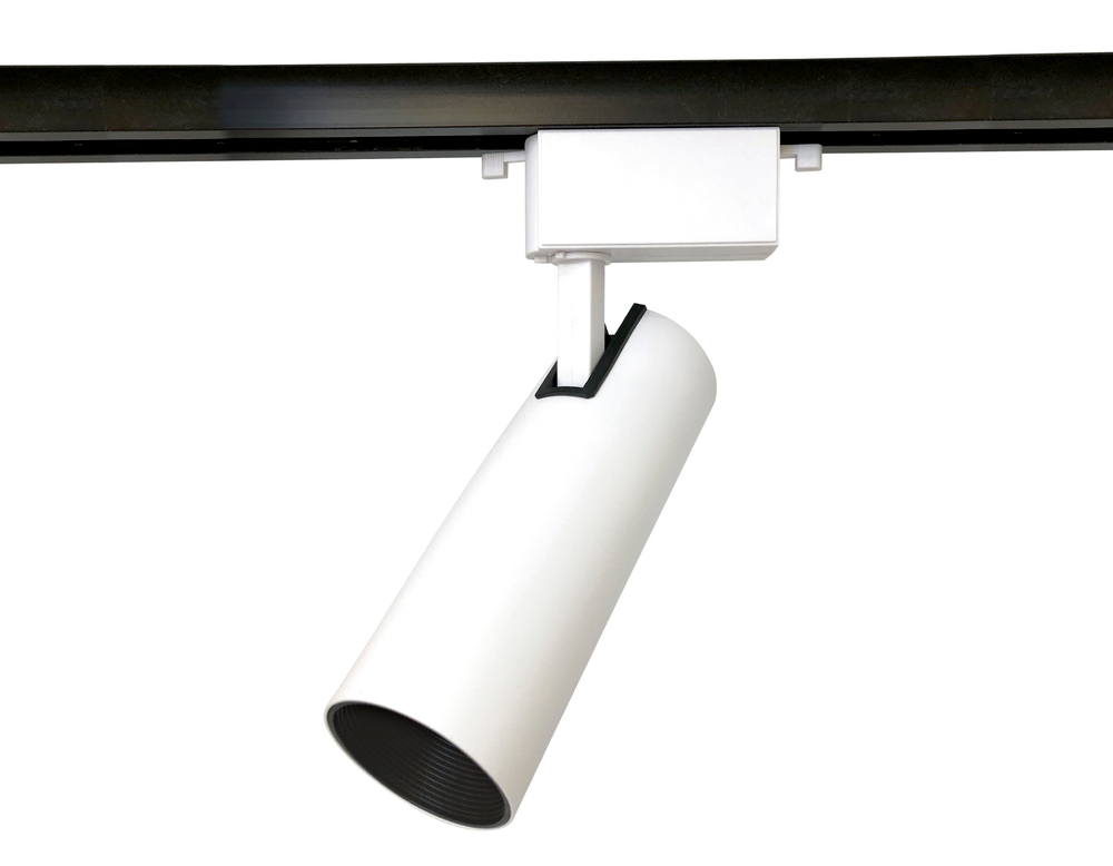 Трековый однофазный светодиодный светильник GL5851 WH/BK белый/черный LED 10W 4200K 24°