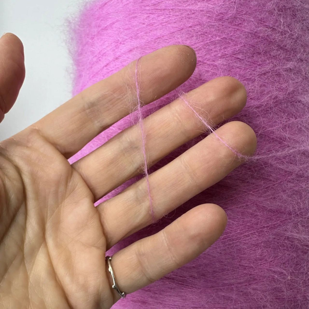 ROUGE - Lanificio dell'Olivo S.p.A.; 37% суперкидмохер (ворс 24,5 мкм), 37% baby альпака, 26% п/а; 1500м/100гр; col. 325, цвет: насыщенный холодный розовый