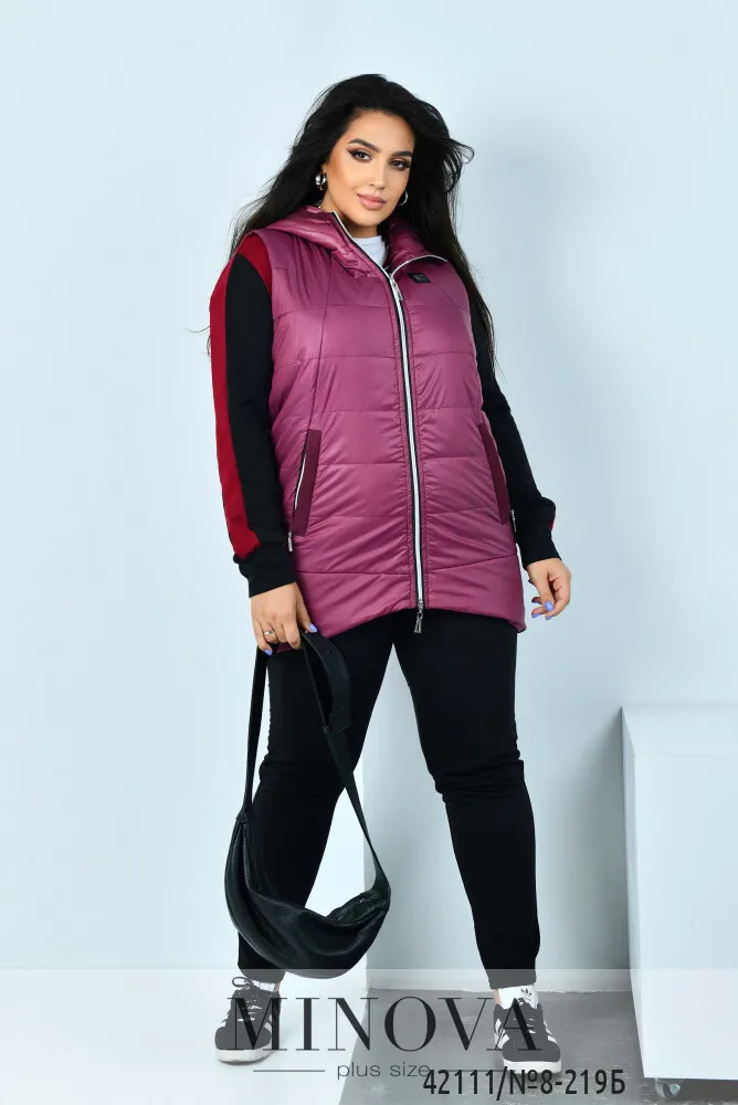Жилет 8-219Б-марсала Minova