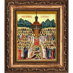 Собор Новомучеников Бутовских. Икона на холсте.