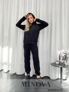 Костюм 3113-черный Minova