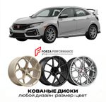 КОВАНЫЕ ДИСКИ для Honda Civic Type R FK8 2017-2021 Хонда