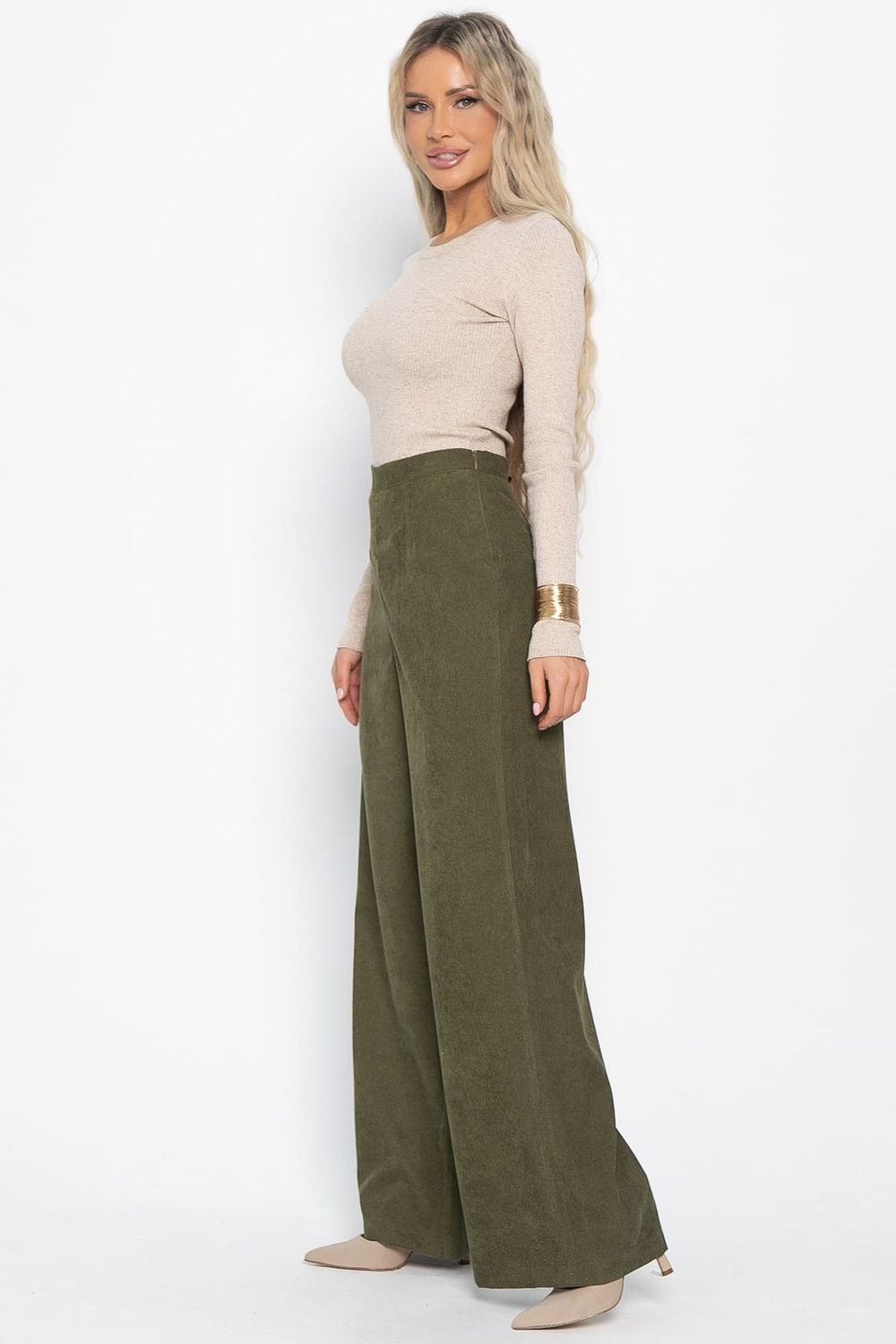 Брюки Жанин (зеленые) Б15018-10М LT Collection