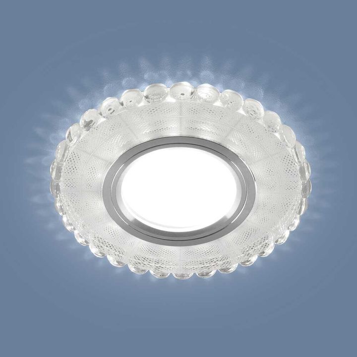 Встраиваемый светильник Elektrostandard 2245 MR16 SL/WH зеркальный/белый a047758