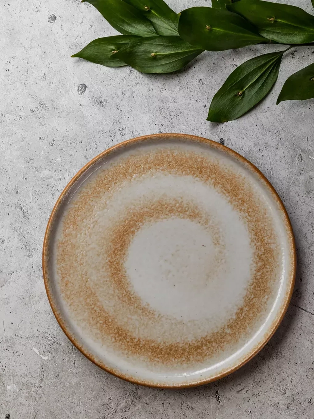 Тарелка с бортиками, Песчаная, диаметр 25,6 см