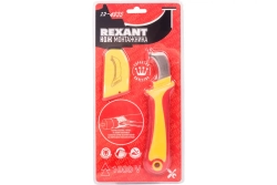 Нож монтажника, нержавеющая сталь, с пяткой REXANT 12-4935