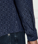 Рубашка P-ROAN-kent-C1-233 BOSS BLACK - темно-синий(50533591)