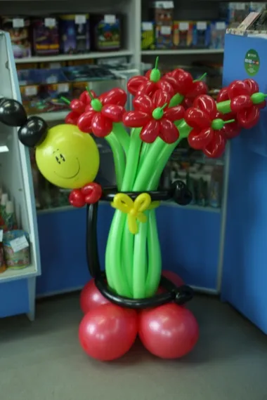 Цветы со смайликом