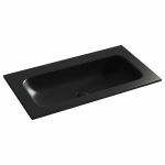 Тумба с раковиной Sancos CODE CD80W/CN7012MBwx 80 белая