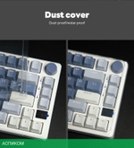 Клавиатура Royal Kludge RK-M75 K Silver switch/Taro milk