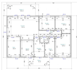 Каркас дома 13 x 14 м