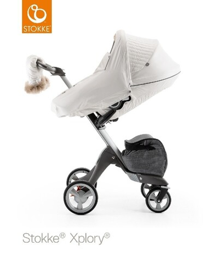 Зимний Комплект для коляски STOKKE® Pearl White