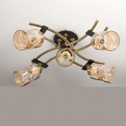 Citilux Мерида CL142154 Люстра с поворотными плафонами Бронза