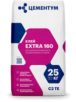 Клей для широкоформатного керамогранита и камня EXTRA 160 ЦЕМЕНТУМ 25 кг