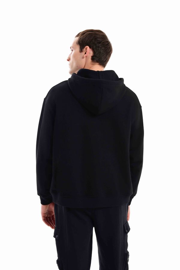 Худи Оверсайз черный - фото 3