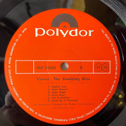 Винтажная виниловая пластинка LP The Shocking Blue Venus (Japan 1970) (No Obi) Send Me A Postcard