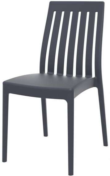 Стул пластиковый Soho темно-серый